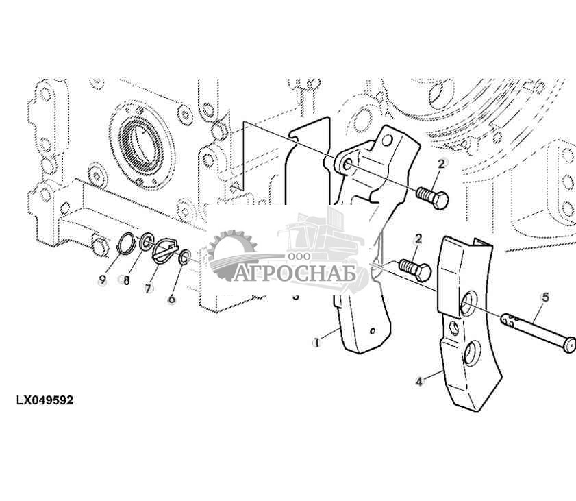 Пластины ограничителей  основания, поперечные стабилизаторы 